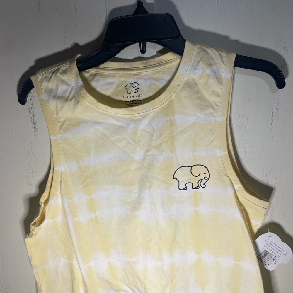 Ivory Ella Yellow Tie-Dye Crop Top NWT sizes L+ XL available